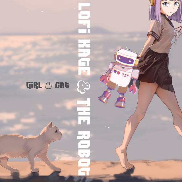 Girl & Cat cover art
