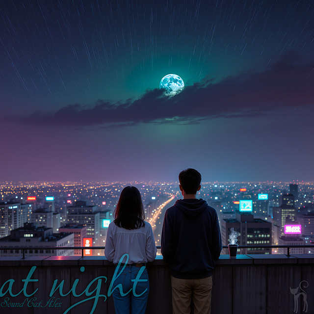 Обкладинка: At night - Extended Version — Soundcat Alex
