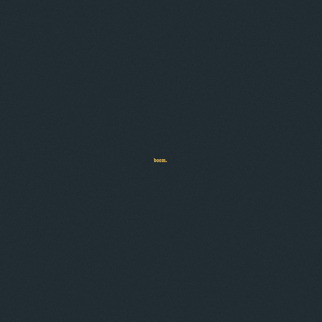 Boom cover art