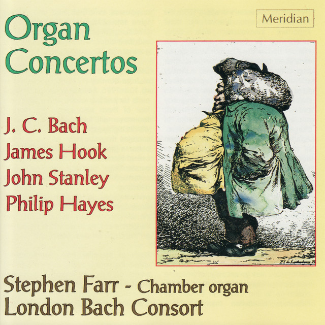 Stanley, Bach, Hayes & Hook: Organ Concertos cover art