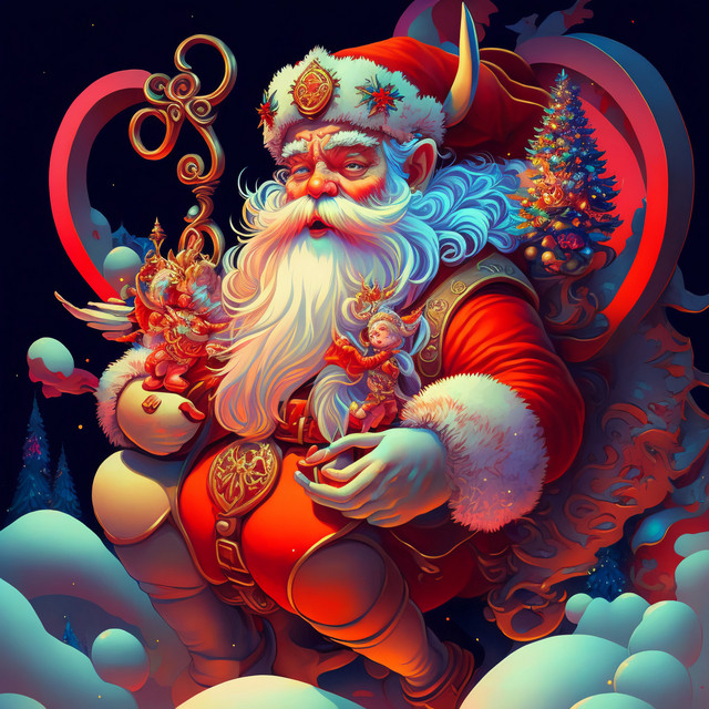 The Christmas King (Santa Music) cover art