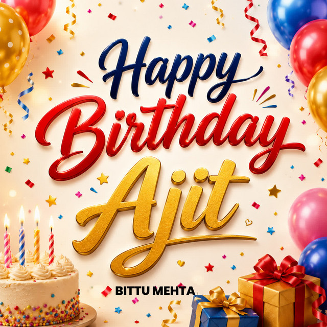 Happy Birthday Ajit