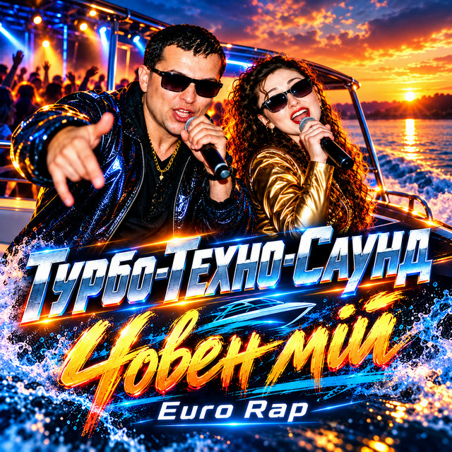 Обкладинка: Човен мій - Euro Rap — Турбо Техно Саунд
