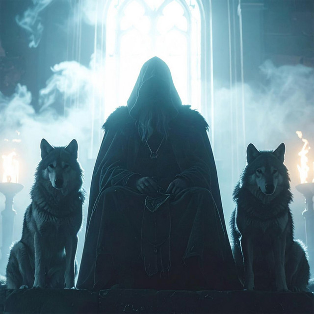 Album cover for Odin's Wolves (Geri & Freki) by Valhalla Drums