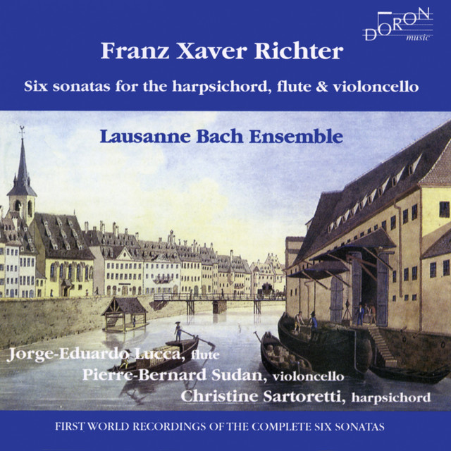 Franz Xaver Richter: Six Sonatas for the Harpsichord, Flute and Violoncello (World Premiere Recording) cover art