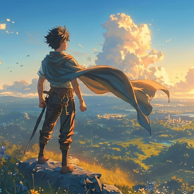 The Boy on the Mountain Peak cover art