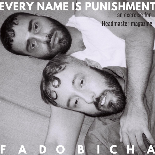 Every name is punishment: an exercise for Headmaster magazine cover art