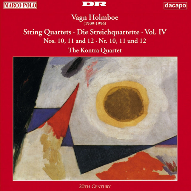Holmboe: String Quartets Nos. 10, 11 & 12 cover art