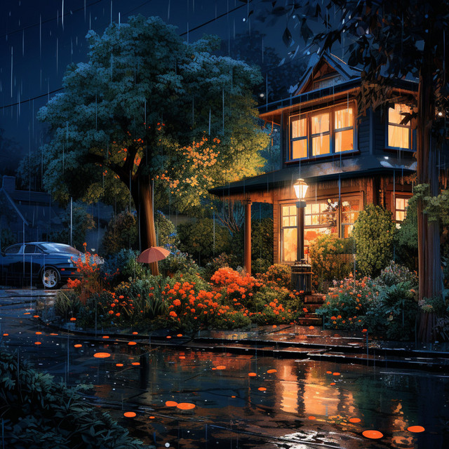 Rainy Evening Repose: Natural Serenity cover art