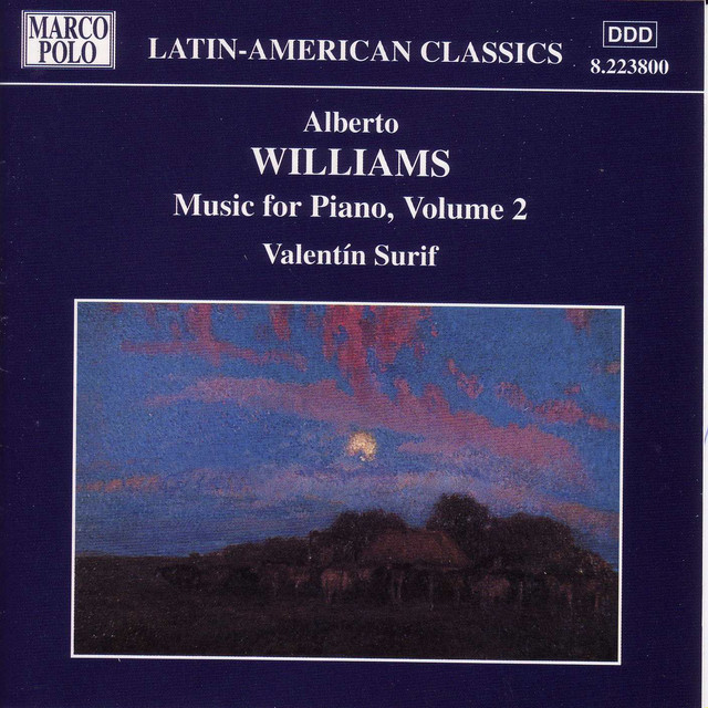 WILLIAMS: Piano Music, Vol. 2 cover