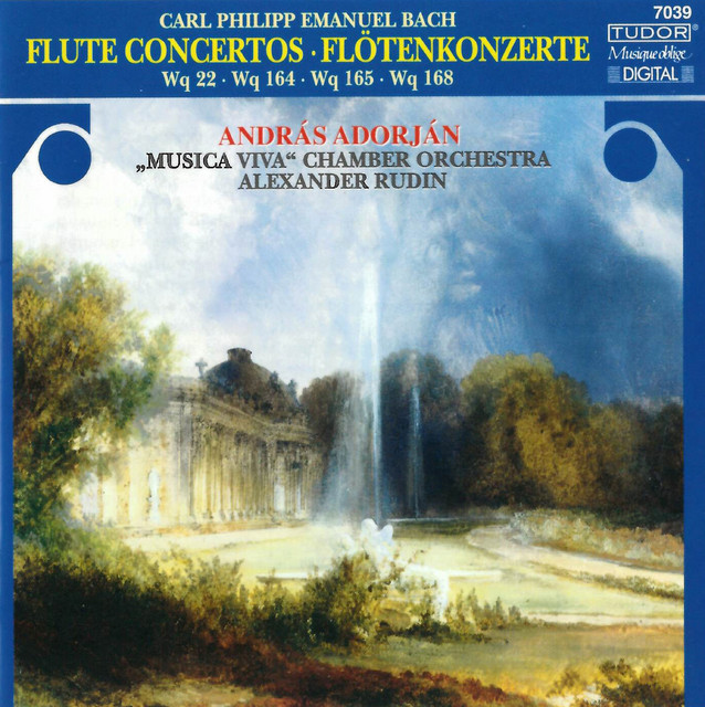 Oboe Concerto in E-Flat Major, Wq. 165 (Arr. for Flute & Strings): III. Allegro ma non troppo cover art