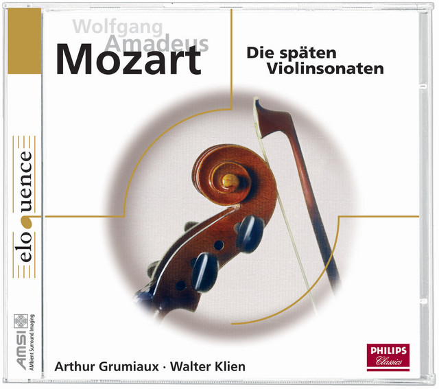 W.A. Mozart: Die späten Violinsonaten cover art