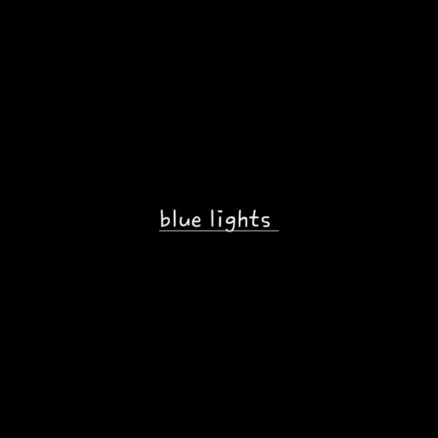 Blue lights cover art
