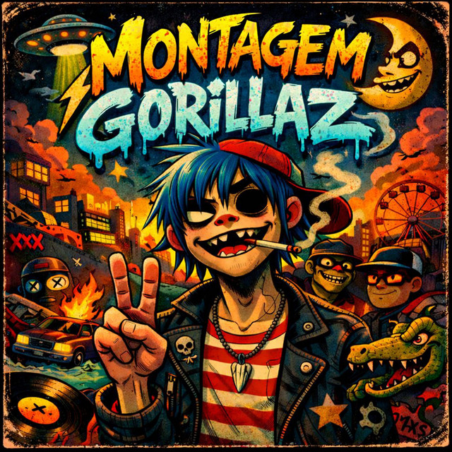 Montagem Gorillaz
