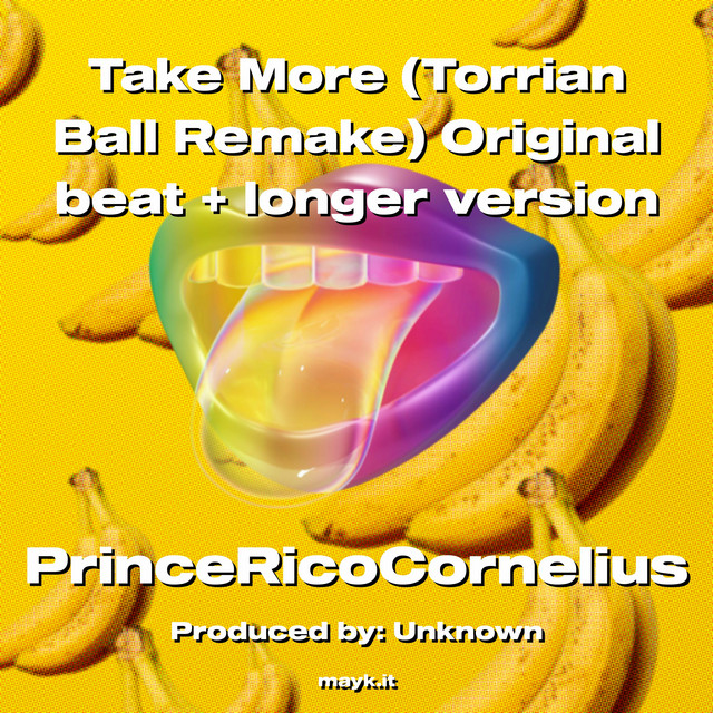 Обкладинка: Take More clip (Torrian Ball Remake) Original beat — PrinceRicoCornelius