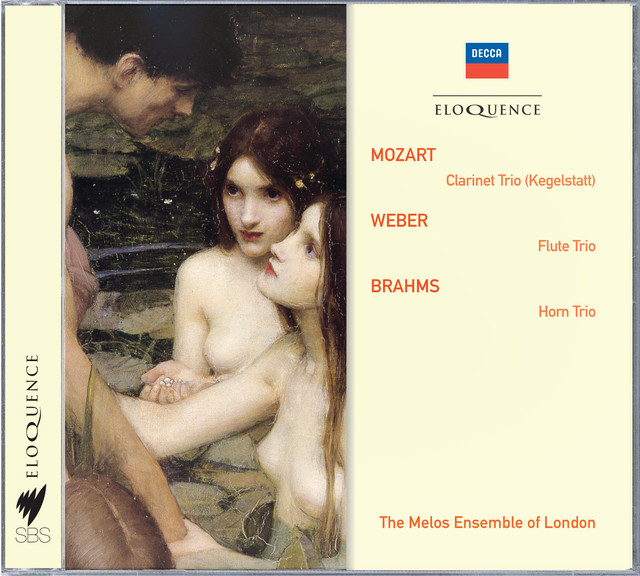 Mozart: Clarinet Trio; Weber: Flute Trio; Brahms: Horn Trio cover art