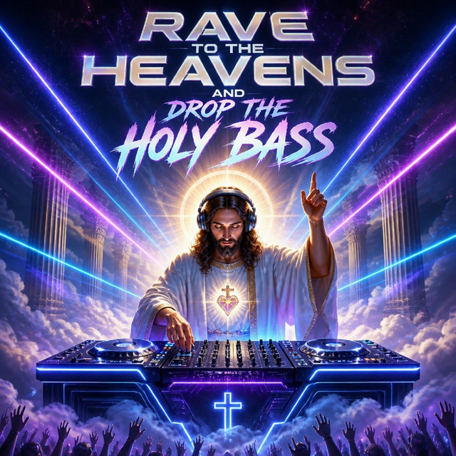 Rave to the Heavens and Drop the Holy Bass cover art