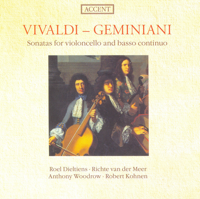 Cello Music - Vivaldi, A. / Geminiani, F. (Sonatas for Violoncello and Basso Continuo) cover