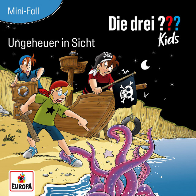 Album cover for Mini-Fall/Ungeheuer in Sicht (Mini-Fall 08) by Die drei ??? Kids