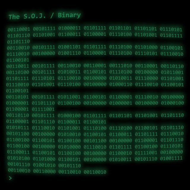Binary cover art