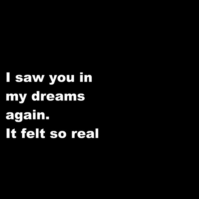 I Saw You in a Dream cover art