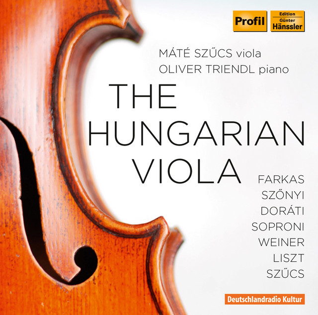 Viola Sonata: I. Fantasia. Andante cover art