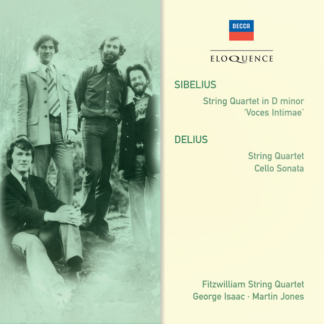 Sibelius: String Quartet in D minor; Delius: String Quartet; Cello Sonata cover art