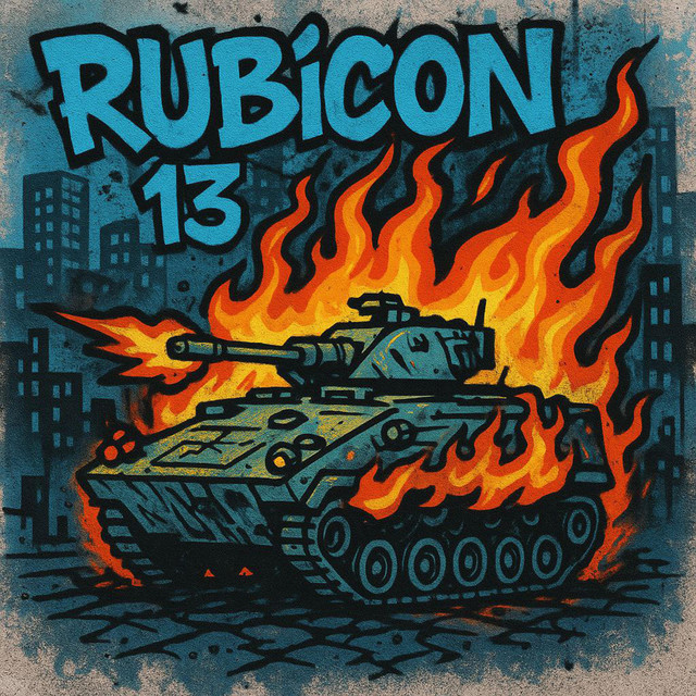 Обкладинка: Fire of War — Rubicon