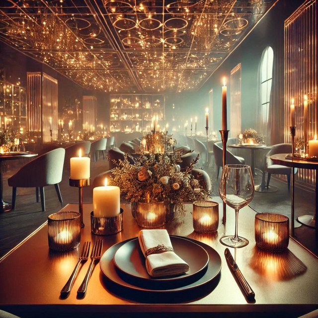 Perfekt bakgrund för romantisk middag: Exklusiva rytmer för klubb och restaurang cover art
