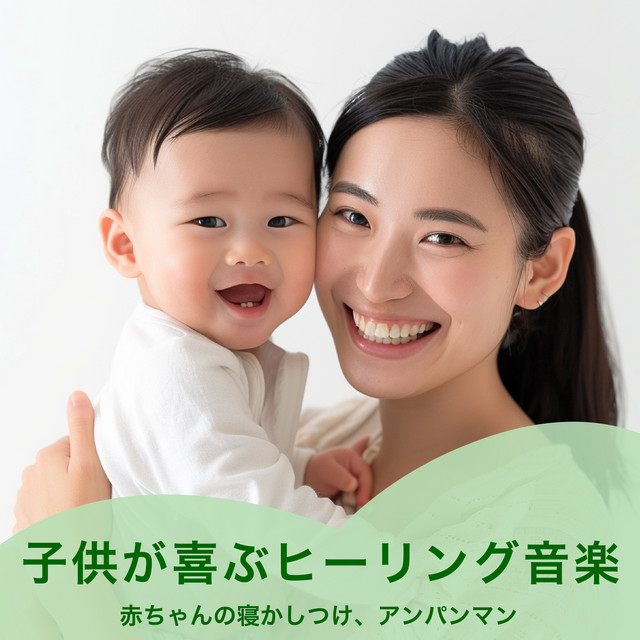 Healing music for children: putting babies to sleep, Anpanman. cover art