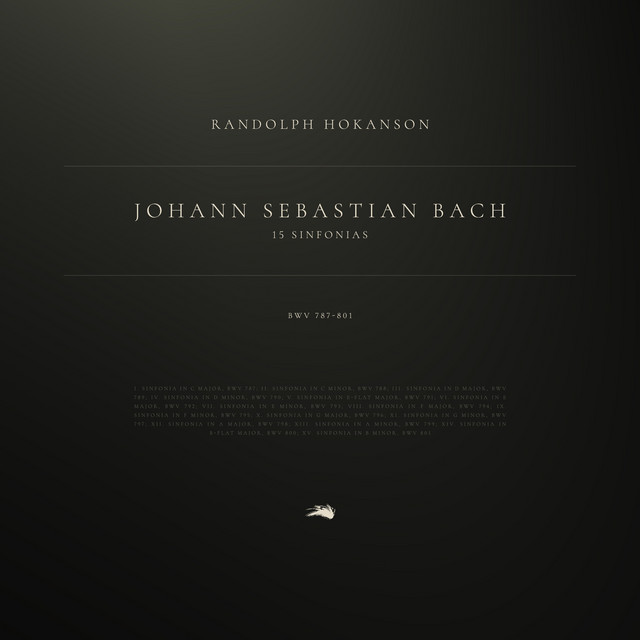 15 Sinfonias, BWV 787-801 cover art