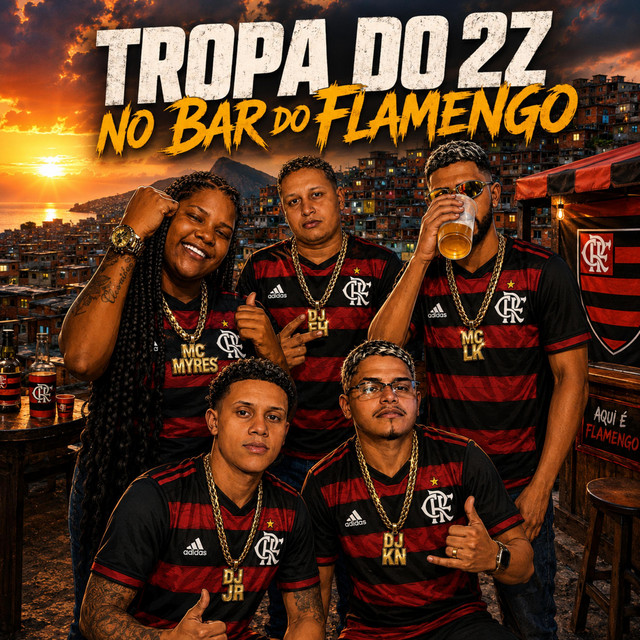 Tropa do 2Z no Bar do Flamengo