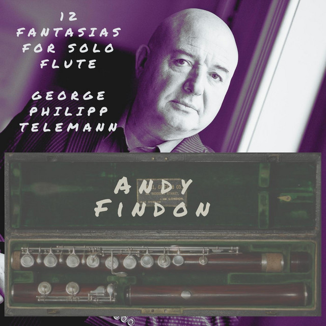 12 Fantasias for Solo Flute Telemann cover art