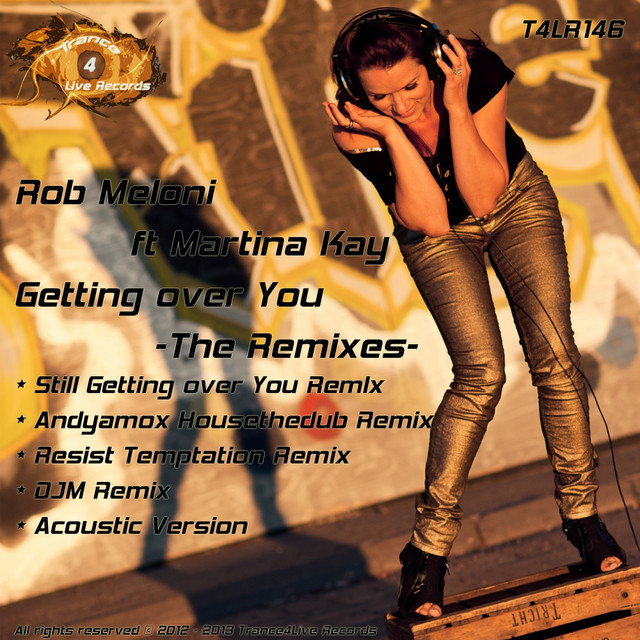 Getting Over You - The Remixes - cover art