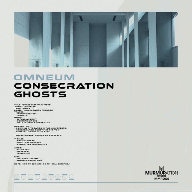 Consecration / Ghosts cover art