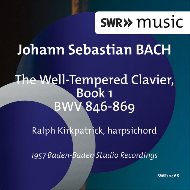 Bach: The Well-Tempered Clavier, Book 1 cover art