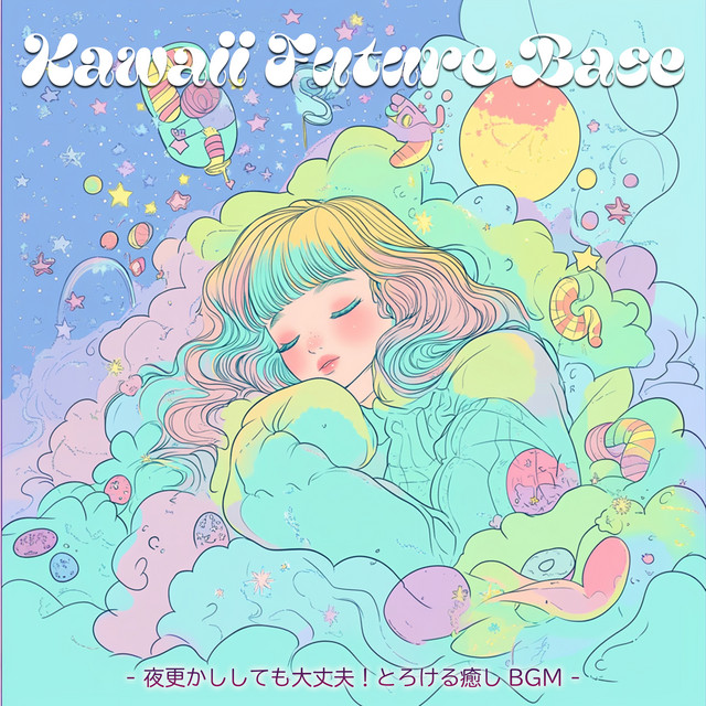 Kawaii Future Bass - Late-Night Vibes That Melt Away Stress with Soothing BGM cover art