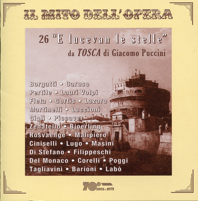 Il mito dell'opera: 26 "E Lucevan le stelle" da Tosca di Giacomo Puccini