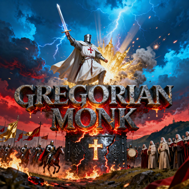 Divine Gregorian Chants by Benedictine Monks cover art
