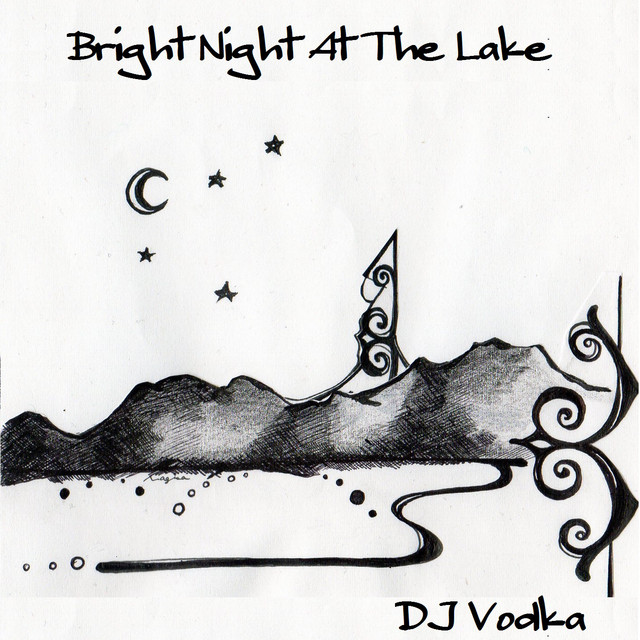 Bright Night At The Lake