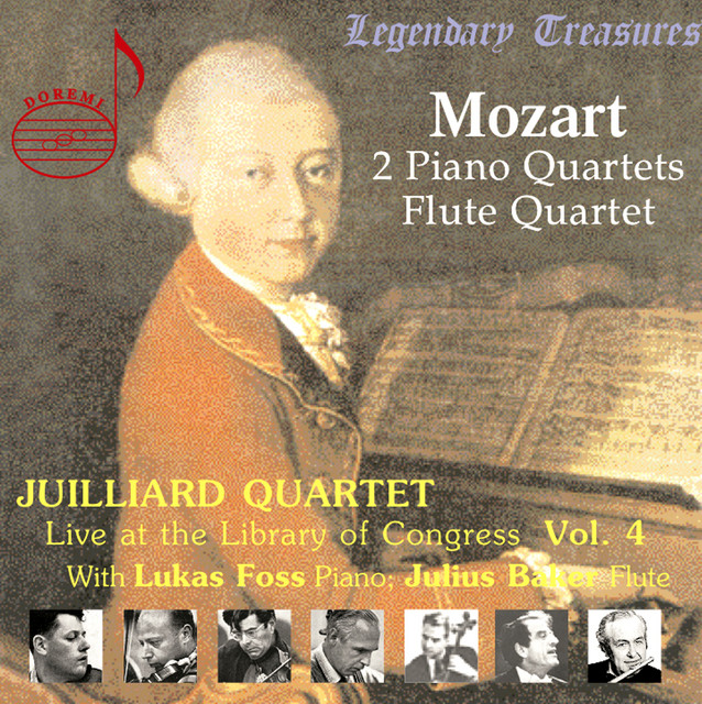 Juilliard Quartet, Vol. 4: Live at Library of Congress – Mozart Quartets cover art