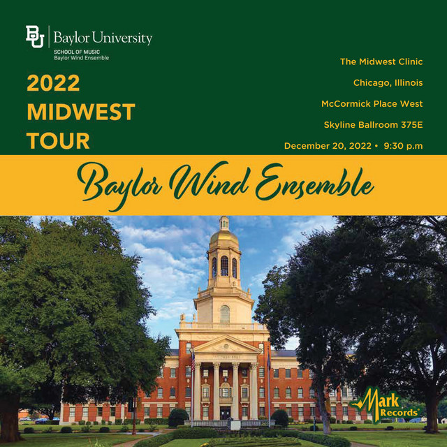 2022 Midwest Clinic: Baylor University Wind Ensemble (Live) cover art
