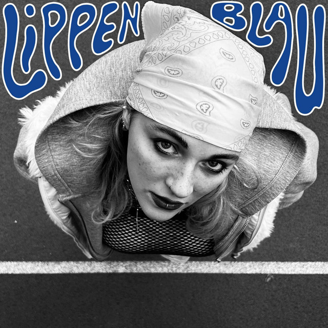 Lippen blau
