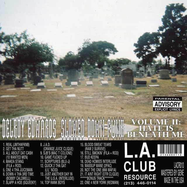 SLOWED DOWN FUNK - VOL II - HATE IS BENEATH ME cover art