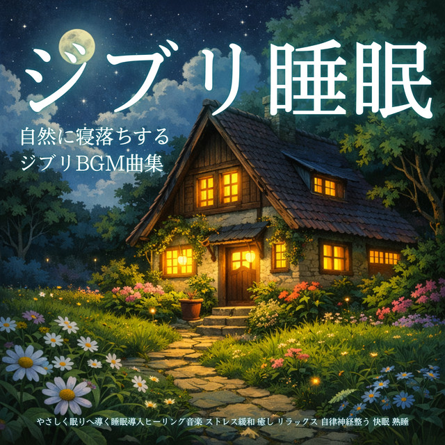 Ghibli Sleep Naturally Falling Asleep Ghibli BGM Collection, Gentle Sleep Induction Healing Music, Stress Relief Relaxation Balance Autonomic Nervous System Deep Rest cover art