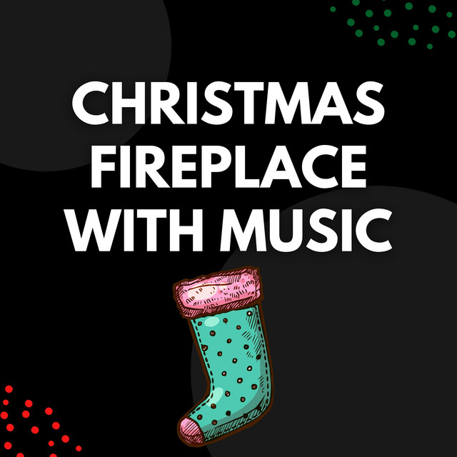 Christmas Fireplace With Music cover art