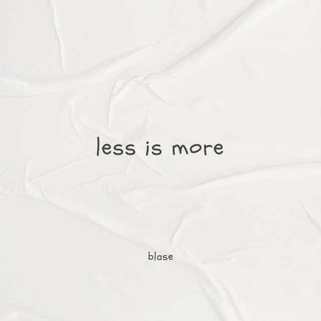 less is more cover art
