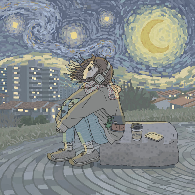 夜の雲間のアルペジオ