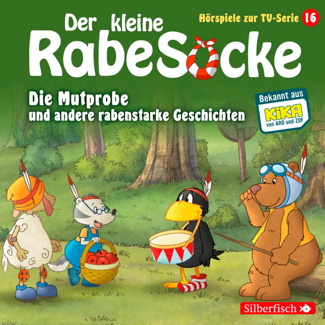 Die Mutprobe - Kapitel 01 - Die Mutprobe, Ein echter Krimi, Der geteilte Wald (Der kleine Rabe Socke - Hörspiele zur TV Serie 16)