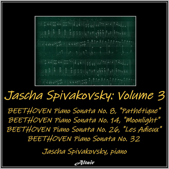 Beethoven: Piano Sonata NO. 8, "Pathétique" - Pianosonata NO. 14, "Moonlight" -Piano Sonata NO. 26, "Les Adieux" - Piano Sonata NO. 32 (Live) cover art